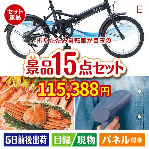 折りたたみ自転車 15点セットE