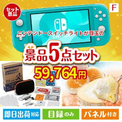 ニンテンドースイッチライトが目玉の備えも贅沢も叶う景品5点セットF