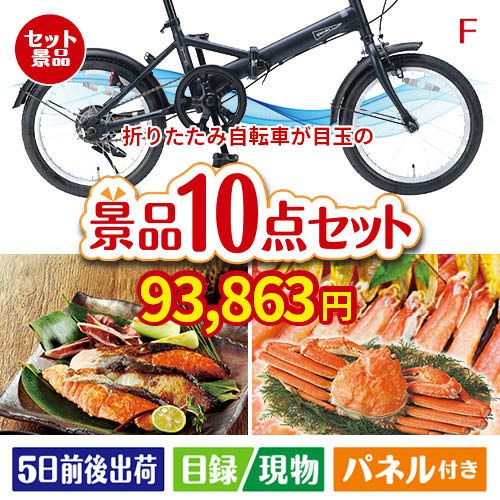 折りたたみ自転車 10点セットF