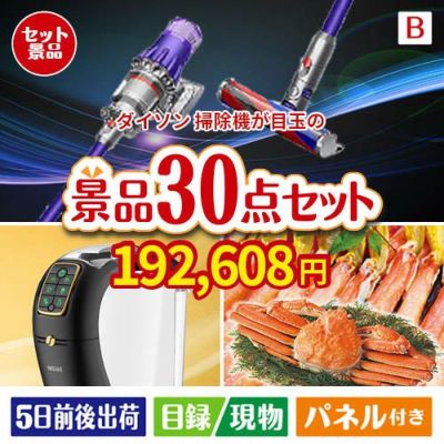 ダイソン掃除機が目玉のバリスタでカフェ気分を満喫できる景品30点セットB