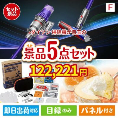 ダイソン掃除機が目玉の備えも贅沢も叶う景品5点セットF
