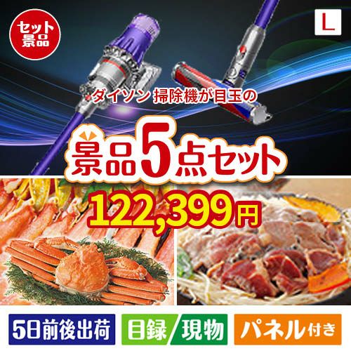 ダイソン掃除機が目玉の家族が喜ぶ景品5点セットL