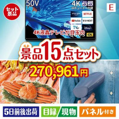 4K液晶テレビ AQUOS 50V型 15点セットE