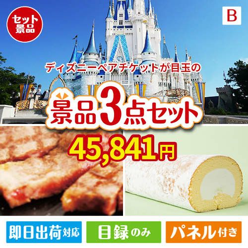 東京ディズニーリゾート１DAYパスポート ぺア 3点セットB | 景品ショップマイルーム