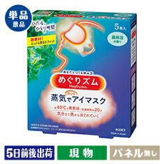 花王　めぐりズム　蒸気でホットアイマスク(5枚)