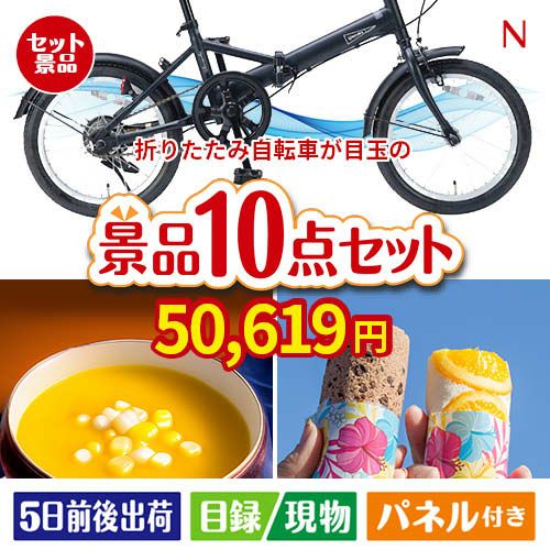 折りたたみ自転車10点セットN