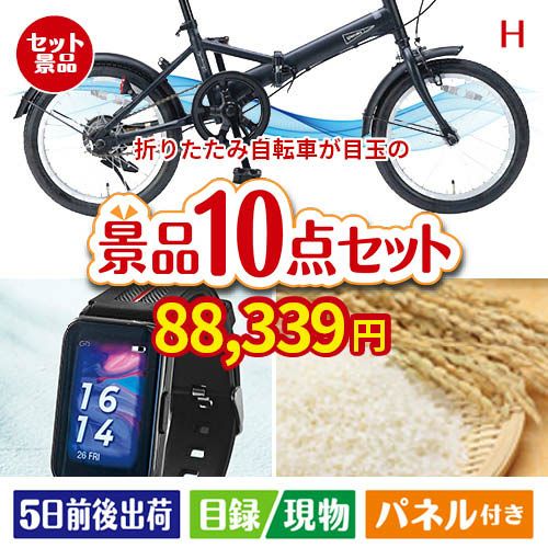 折りたたみ自転車 10点セットH